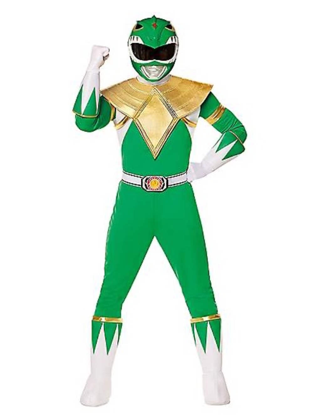 Power Rangers Green Ranger Costume Mighty Morphin Adult Medium
